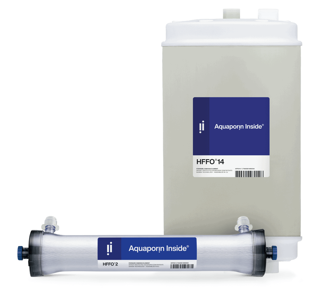 Aquaporin Inside Hollow Fiber Forward Osmosis Modules